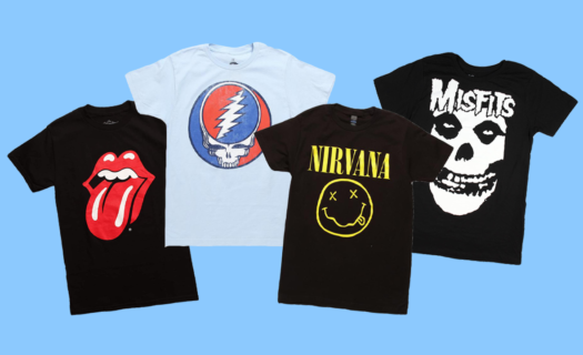 Top 10 most iconic band T-shirts of the last 50 years
