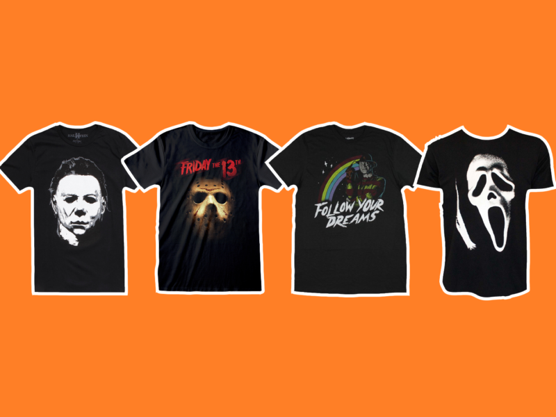 Top 10 Most Iconic Horror Movie Characters On T-Shirts