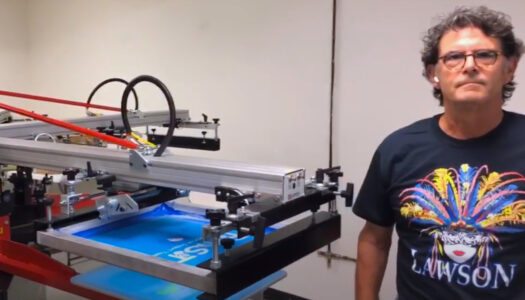 A Game Changer: The Lawson Mini Trooper Automatic Screen Printing Press