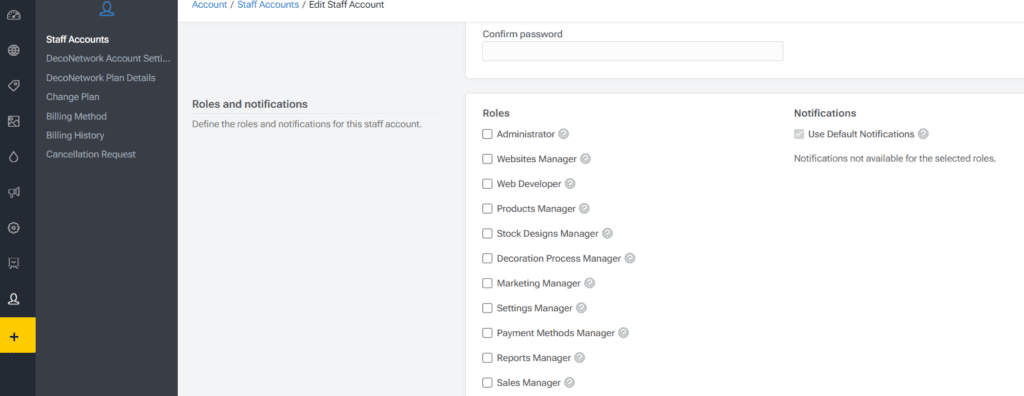 help, chronicles, help chronicles, accounts, assign roles, staff, staff account, tips, tutorial, walk-through, step by step, how to, deconetwork