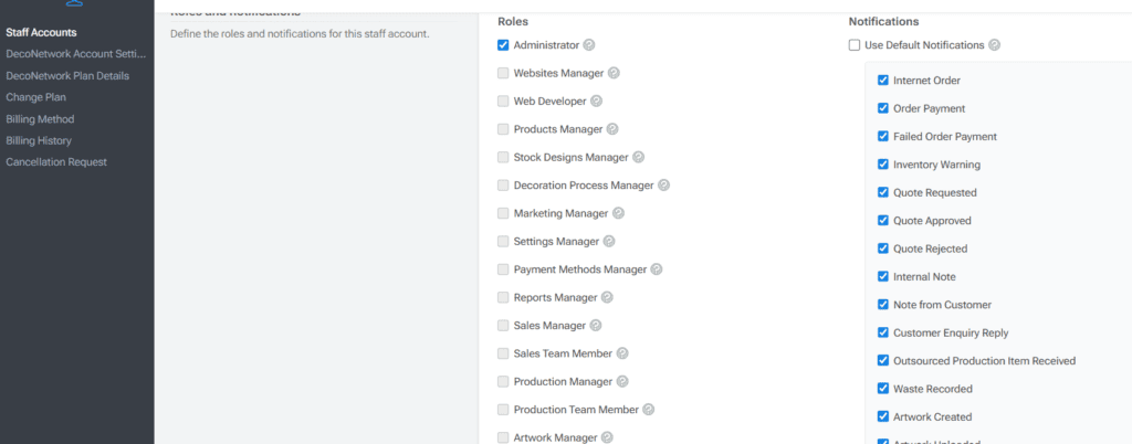 email notifications, emails, notice, notify, notification, help, chronicles, help chronicles, accounts, staff, staff account, tips, tutorial, walk-through, step by step, how to, deconetwork