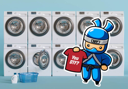 Ninja Transfers Reaches New DTF 100+ Wash Milestone