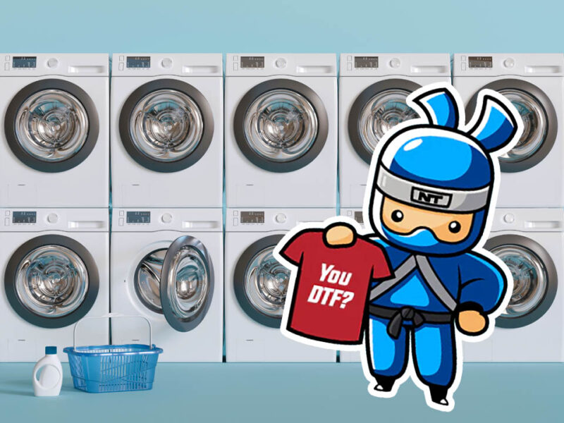 Ninja Transfers Reaches New DTF 100+ Wash Milestone