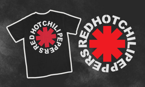 The Red Hot Chilli Peppers Star Of Affinity T-Shit Story
