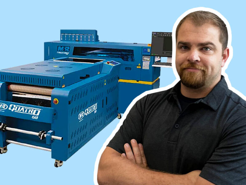M&R Quatro DTF Printer Unveiled At Impressions Expo 2025