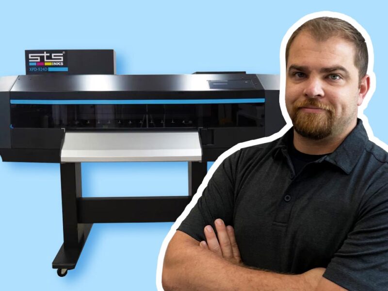 An Up-Close Look At The STS XPD-924D DTF Printer