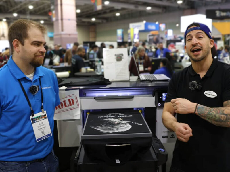A Look At Epson SureColor F2270 Hybrid DTF & DTG Printer