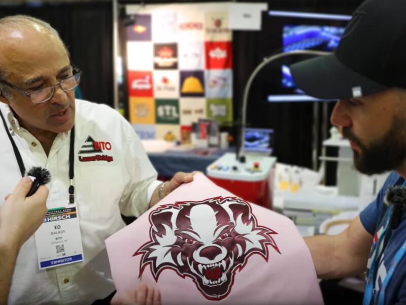 Hands On With Bito E-Laser 1200 Embroidery Laser