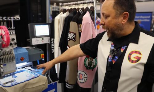 ZSK Embroidery: Faux Chenille, Sequins, and DTF Effects