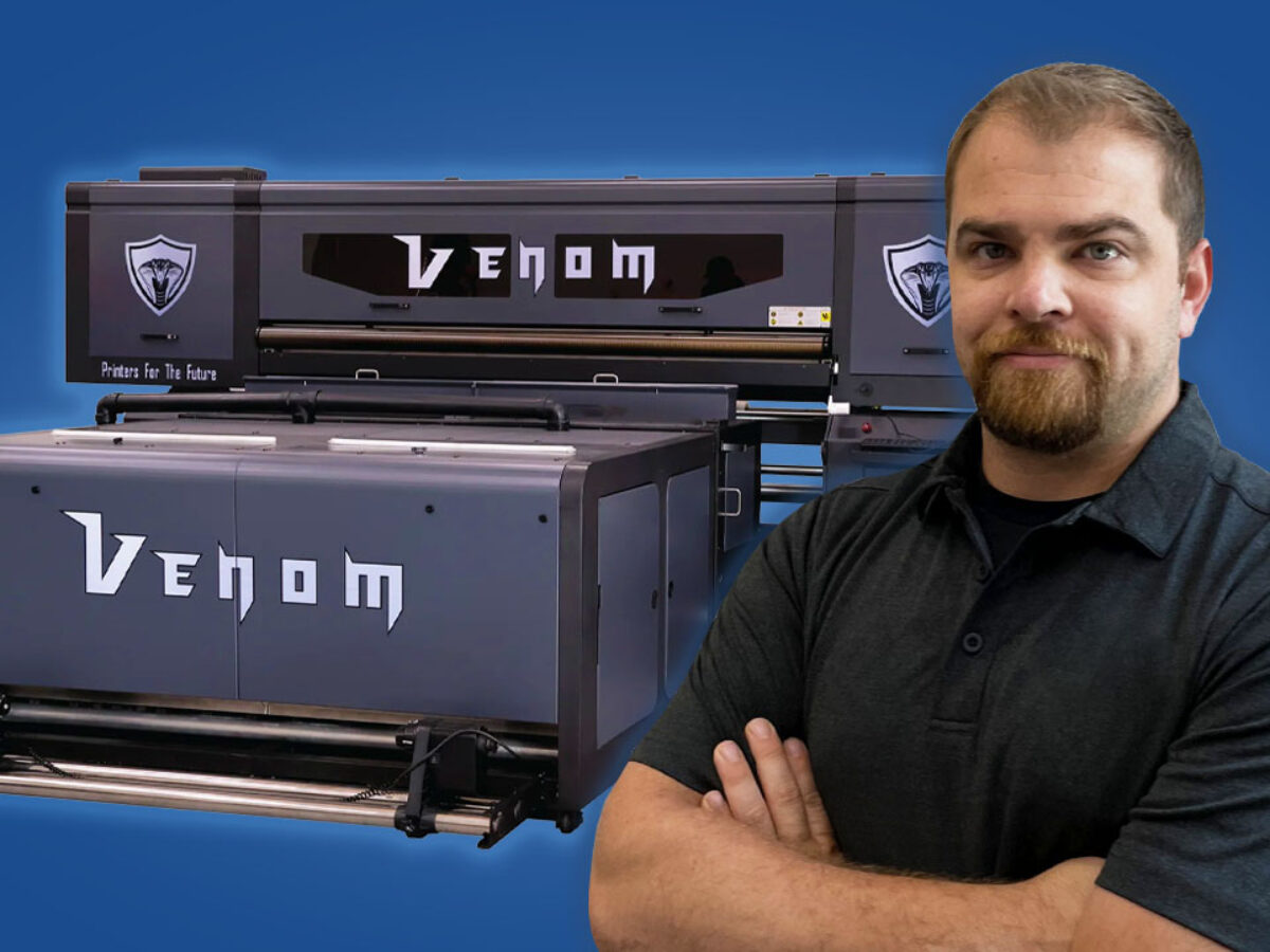 Hands On With CobraFlex 63″ DTF 15-Head Venom Printer