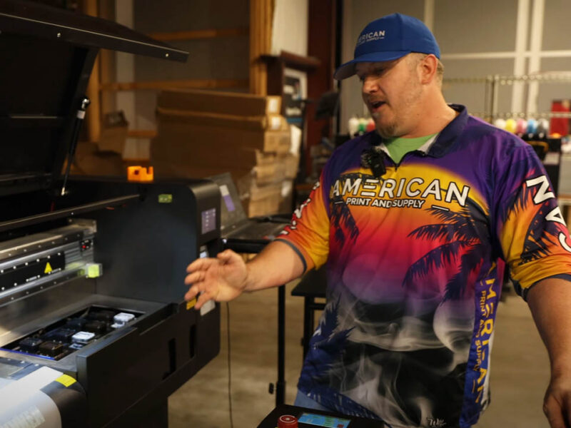 Hands On With Kraken DTF Printer, The 8-Head 9-Color Machine