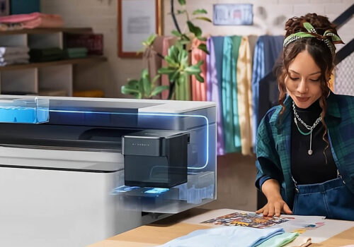 The xTool Apparel Printer At Printing United Expo 2025