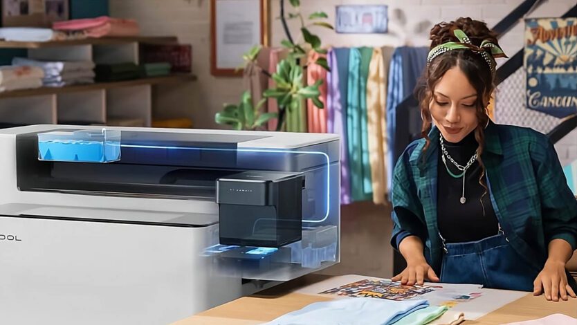 xtool apparel printer, all american print supply co, dtf printing, dtf printer, printing united expo 2025, xtool dtf printer, compact dtf printer, direct to film printing, apparel printing equipment, print shop technology