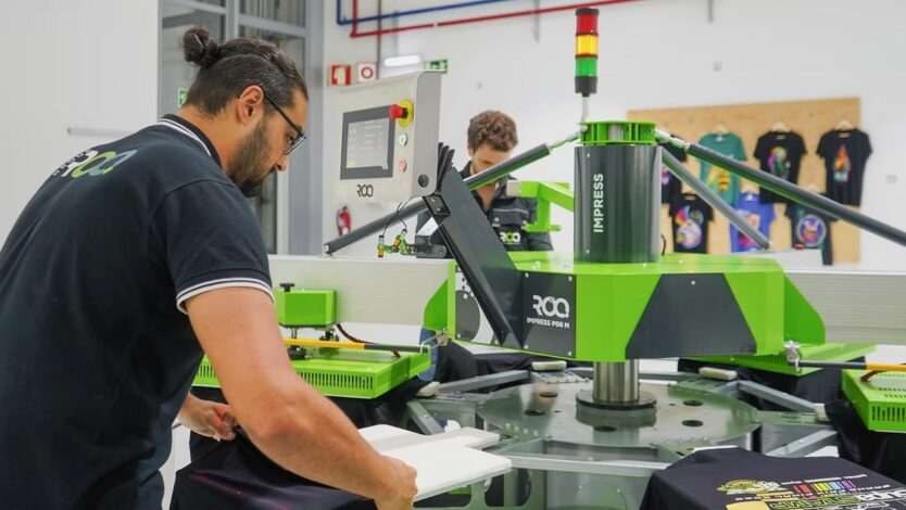 roq impress, traditional heat presses, heat press automation, dtf production, garment decoration equipment, automated heat press, roq impress review, dtf automation, print shop workflow, heat press comparison, production speed dtf, labor savings heat press, roq vs traditional presses