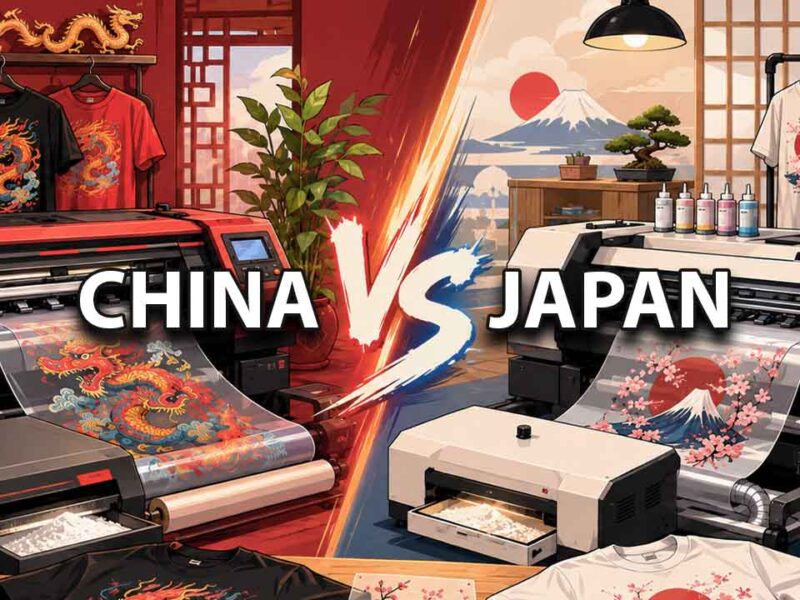 Chinese vs Japanese DTF Printers: Which Wins?
