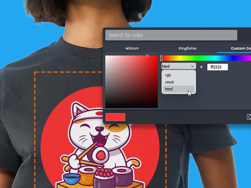 DecoNetwork Update Adds HTML Hex Code To Online Designer