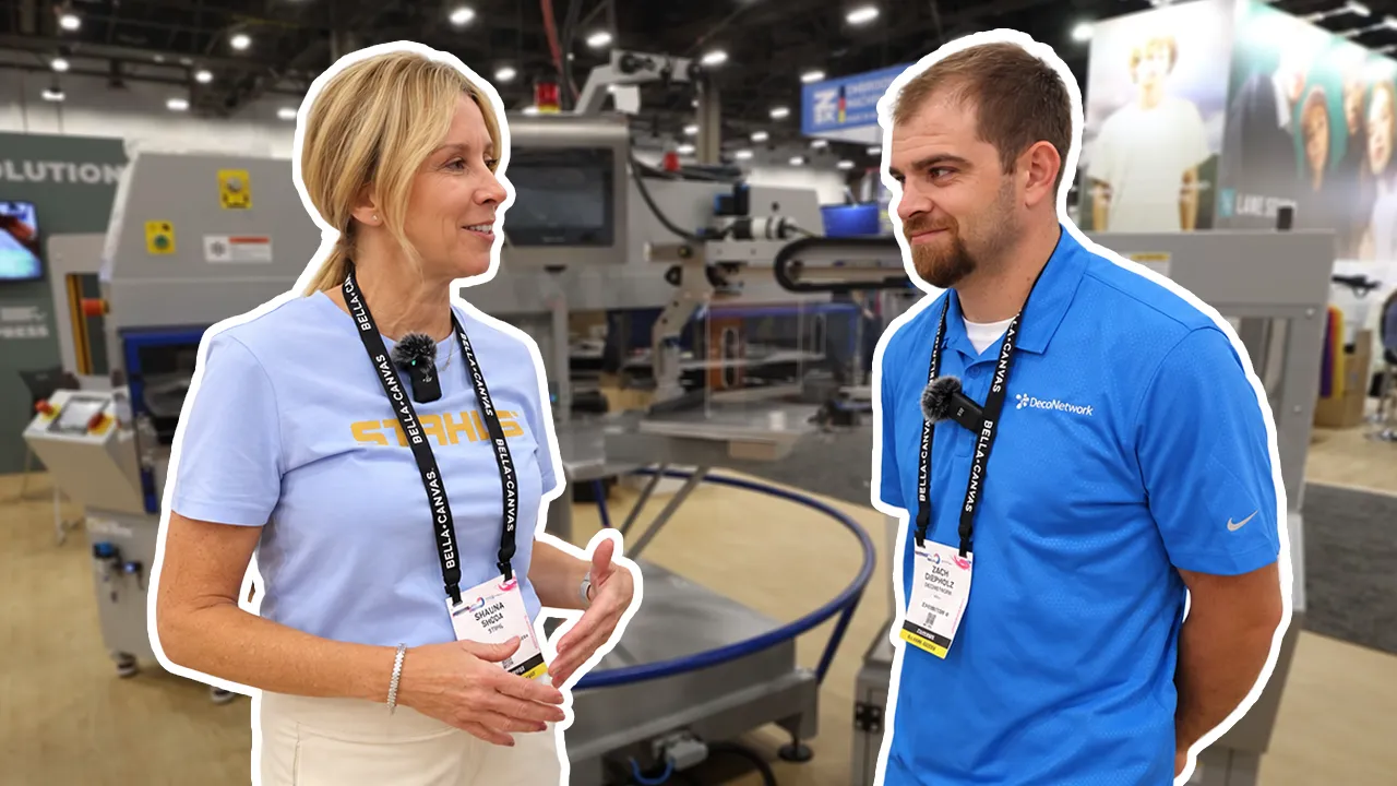 You are currently viewing STAHLS Hotronix Carousel Heat Press At PRINTING United 2026