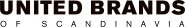 United Brands of Scandinavia logo, European promotional apparel supplier featured in DecoNetwork print shop management software.