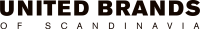 United Brands of Scandinavia logo, European promotional apparel supplier featured in DecoNetwork print shop management software.
